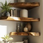 Floating Corner L Shelves Decor