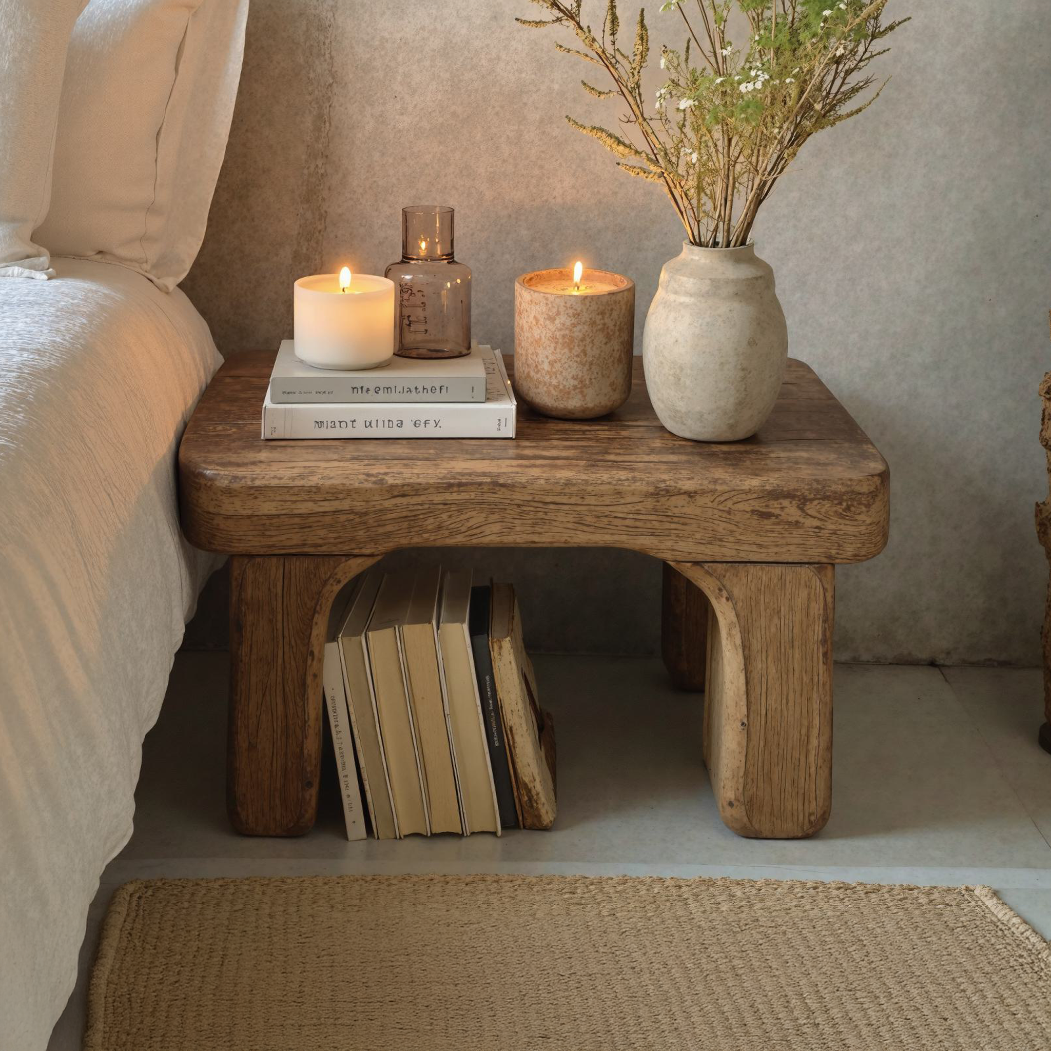 Handcrafted Rustic Nightstand For Farmhouse Bedrooms Handcrafted Rustic Nightstand For Farmhouse Bedrooms