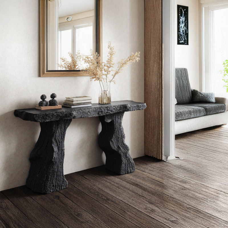 Modern Black Wood Console Tables For Contemporary Decor