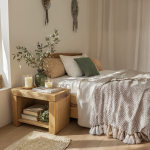 Modern Minimalist Wooden Nightstand For Elegant Bedrooms