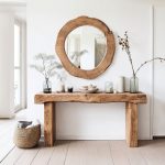 Reclaimed Wood Entryway Console Tables