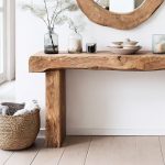 Reclaimed Wood Entryway Console Tables